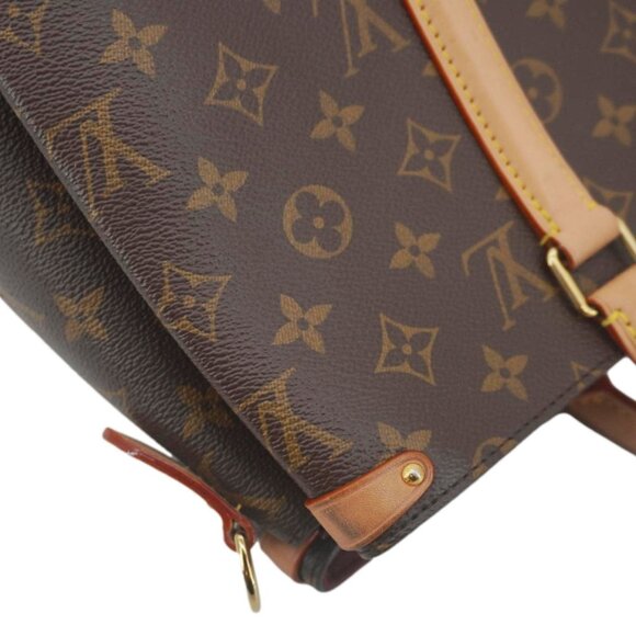 Louis Vuitton Soufflot MM Monogram Canvas Shoulder Bag Brown - Picture 5 of 16